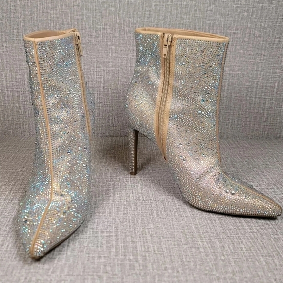 INC International Concepts Shoes - INC International Concepts Reisa 6 Ankle Booties Rhinestone Size 7 Boots